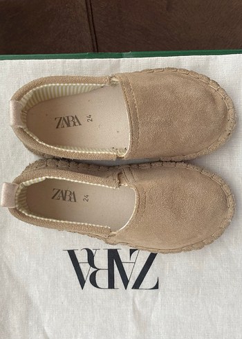 Bej Süet çoçuk 
 Espadril Ayakkabı - Görsel 2