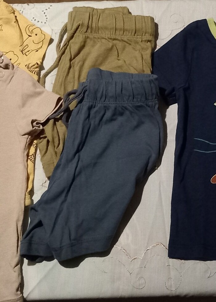 Toplu erkek bebek yazlık üst alt - Görsel 3