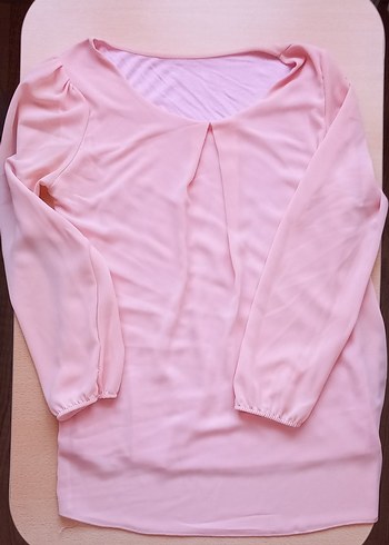 Pembe Kadın tül bluz - Görsel 4