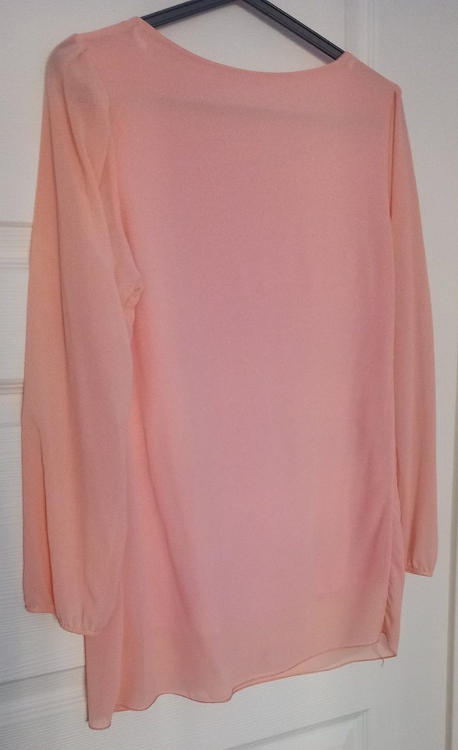 Pembe Kadın tül bluz - Görsel 5