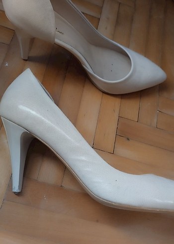 40 Beden bej Kadın Stiletto Topuklu Ayakkabı