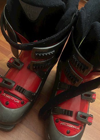 Kırmızı Erkek Kayak Botu Tokalı - Görsel 2