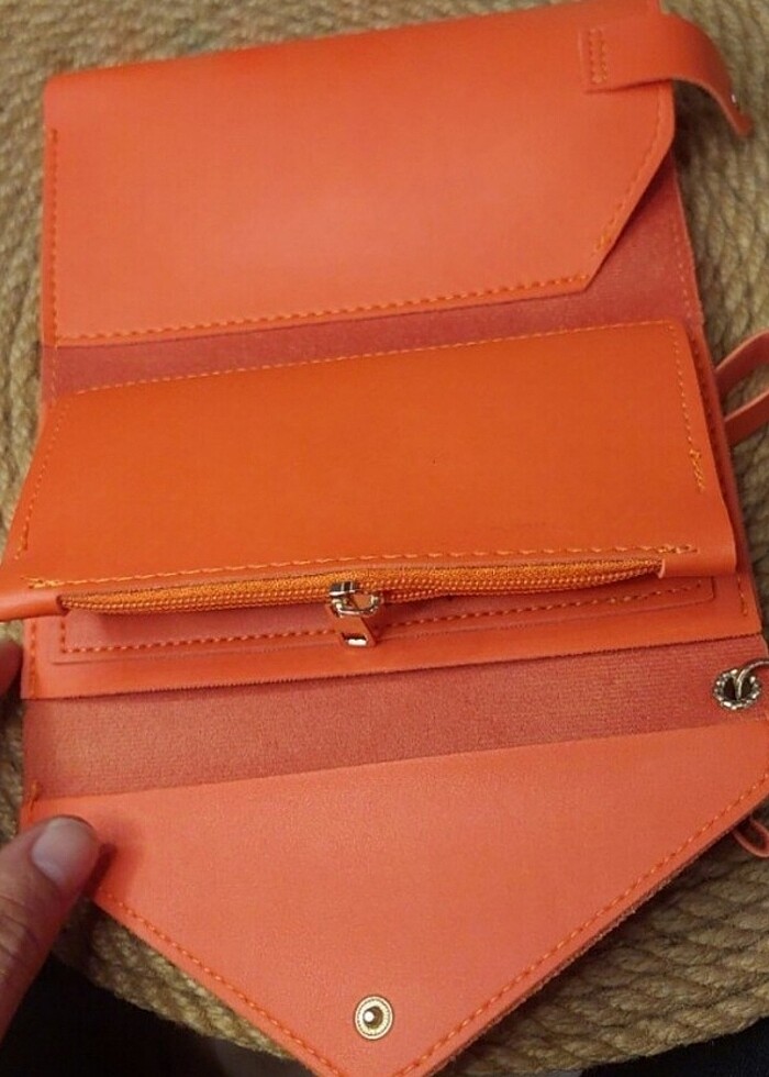 Turuncu cüzdan  - Görsel 5