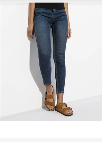 37 Beden Birkenstock Kahverengi Süet Tokalı Terlik