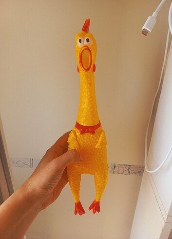  Plastik Öten horoz çocuk oyuncağı sıkınca ses çıkıyo