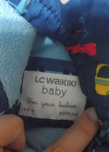 Renkli Baskılı Bebek Kayak Tulumu - Görsel 6