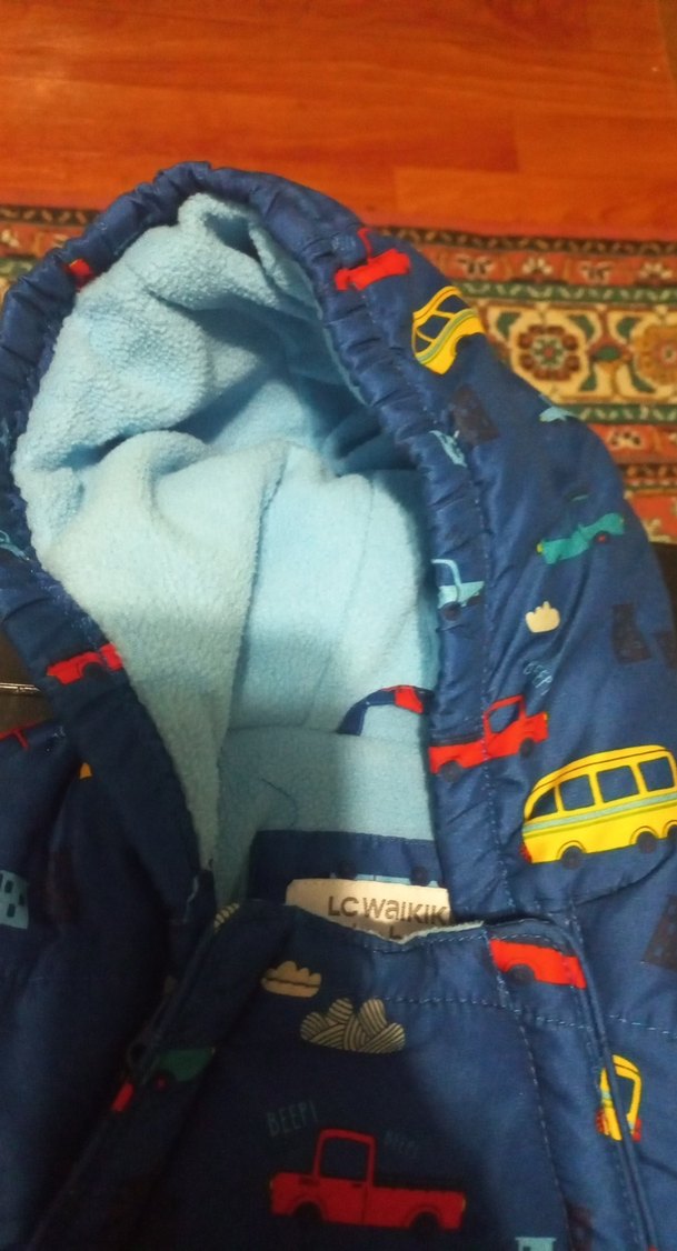 Renkli Baskılı Bebek Kayak Tulumu - Görsel 3