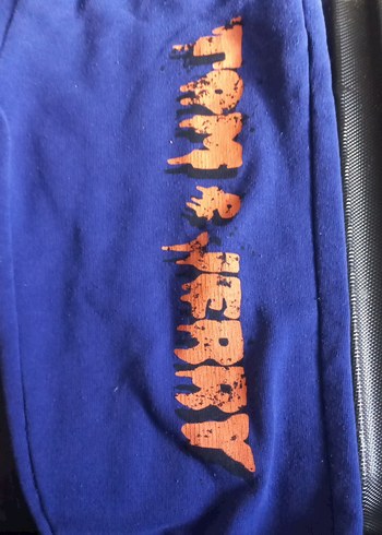 Erkek Çocuk Mavi Baskılı Rahat Eşofman Altı - Görsel 4