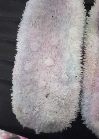 Kızlar için Pastel Renkli Peluş Ev Terliği - Görsel 7