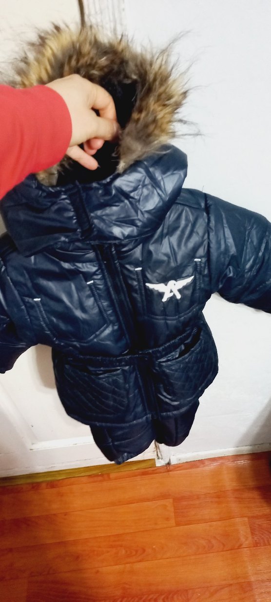 Kemerli Erkek Bebek Motosiklet Tarzı Kozmonot Tulumu - Görsel 2