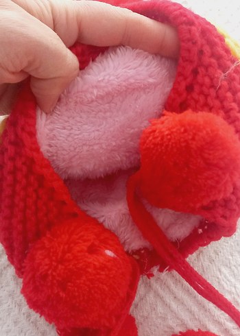 Renkli Nakışlı Çocuk Örgü Bere - Görsel 3