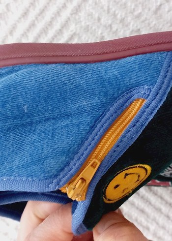 Renkli Erkek Çocuk Sıcak Terlikler Velcro - Görsel 4