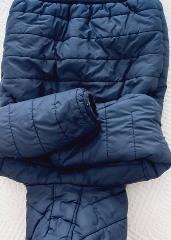 Erkek Çocuk Lacivert Kapüşonlu Mont - Görsel 5