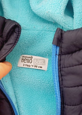 Erkek Çocuk Lacivert Kapüşonlu Mont - Görsel 10