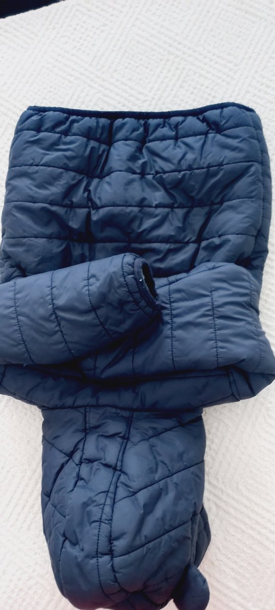 Erkek Çocuk Lacivert Kapüşonlu Mont - Görsel 5