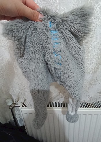 Gri Peluş Kurt  bere şapka 3 / 4 yaş - Görsel 7