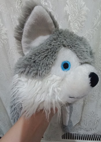 Gri Peluş Kurt  bere şapka 3 / 4 yaş - Görsel 11