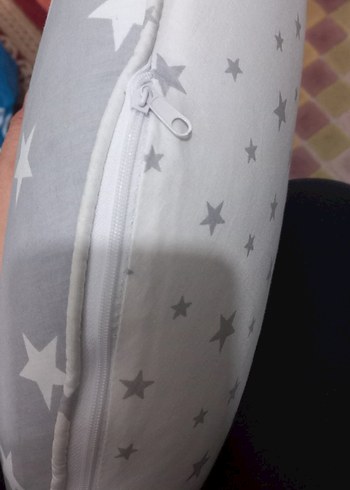 Büyük boy Gri Desenli Emzirme ve Hamilelik Yastığı - Görsel 7