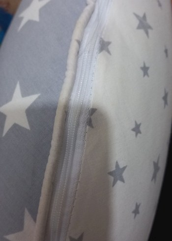 Büyük boy Gri Desenli Emzirme ve Hamilelik Yastığı - Görsel 9