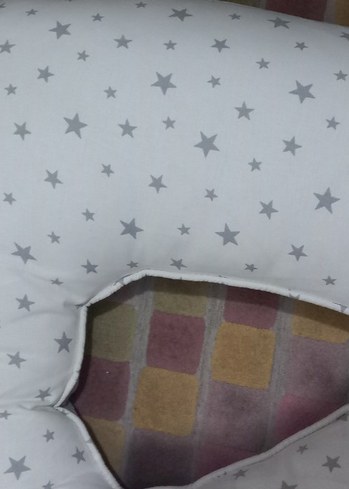 Büyük boy Gri Desenli Emzirme ve Hamilelik Yastığı - Görsel 10