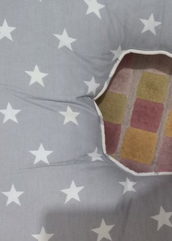 Büyük boy Gri Desenli Emzirme ve Hamilelik Yastığı - Görsel 15