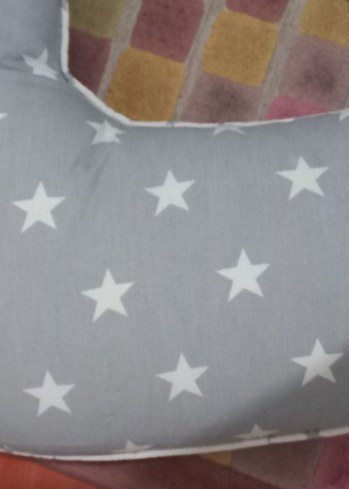 Büyük boy Gri Desenli Emzirme ve Hamilelik Yastığı - Görsel 16