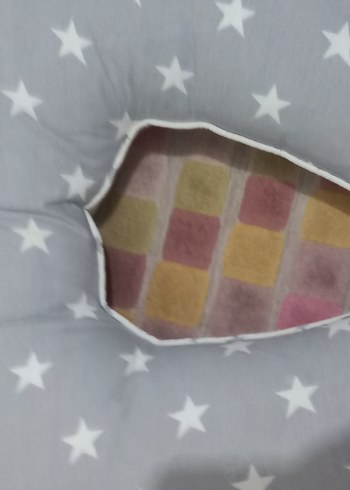 Büyük boy Gri Desenli Emzirme ve Hamilelik Yastığı - Görsel 17