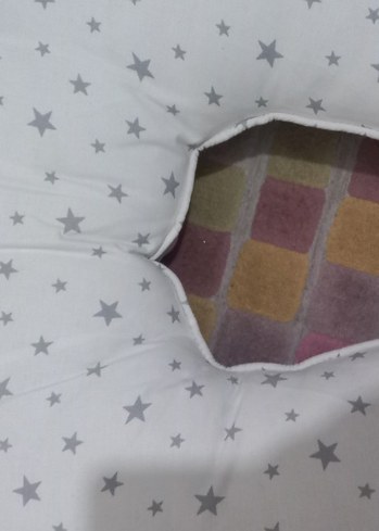 Büyük boy Gri Desenli Emzirme ve Hamilelik Yastığı - Görsel 19