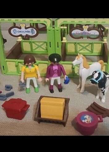 Beden Renk Playmobil at çiftliği 2 karakter ile