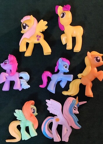  Beden My little pony seti 7 adet 