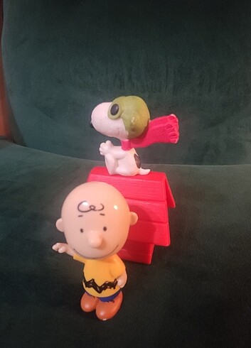  Beden Renk Snoopy ve Charlie Brown peanuts figürleri 