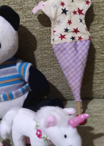 Beden Pastel Renkli Peluş Oyuncak Seti