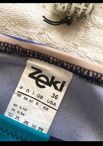 36 Beden Zeki Triko Bikini
