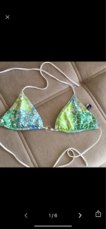 Ay yıldız bikini üstü