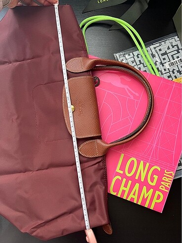 Beden bordo Renk Orjinal bordo Longchamp m boy