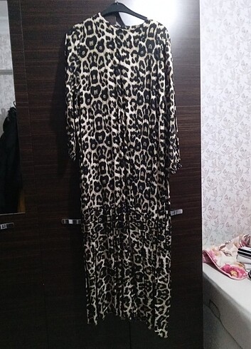 Diğer Leopar Desenli Elbise
