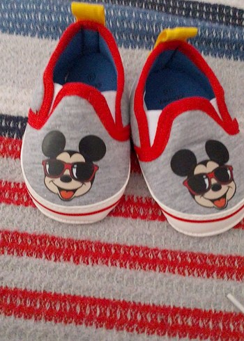 Renkli Erkek Bebek İlk Adım Ayakkabıları Velcro - Görsel 7