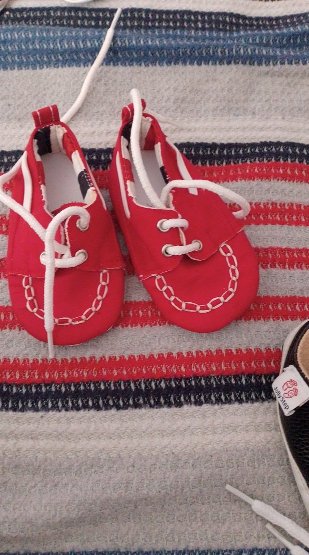 Renkli Erkek Bebek İlk Adım Ayakkabıları Velcro - Görsel 5