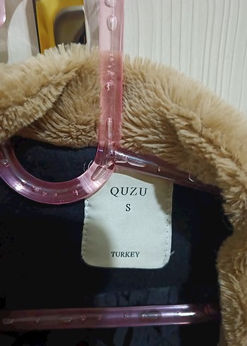 Siyah Süet, Kürklü Kadın Ceket - Görsel 2