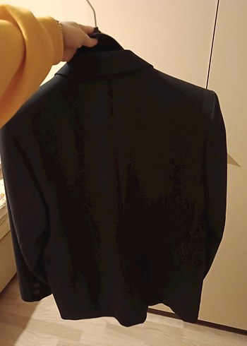 Düğmeli  Kadın Ofis Blazeri - Görsel 4