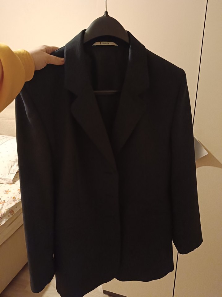 Düğmeli  Kadın Ofis Blazeri - Görsel 3