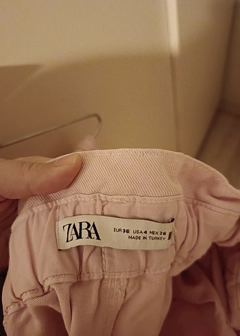 zara pembe kot pantolon - Görsel 2