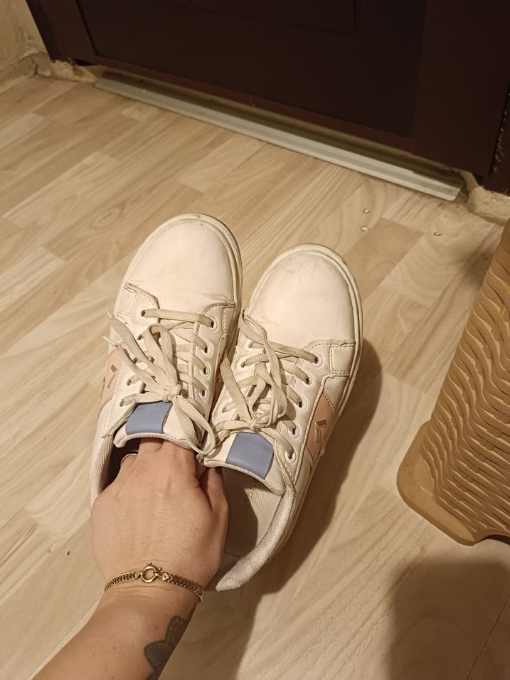 Beyaz fabrika spor ayakkabı - Görsel 5