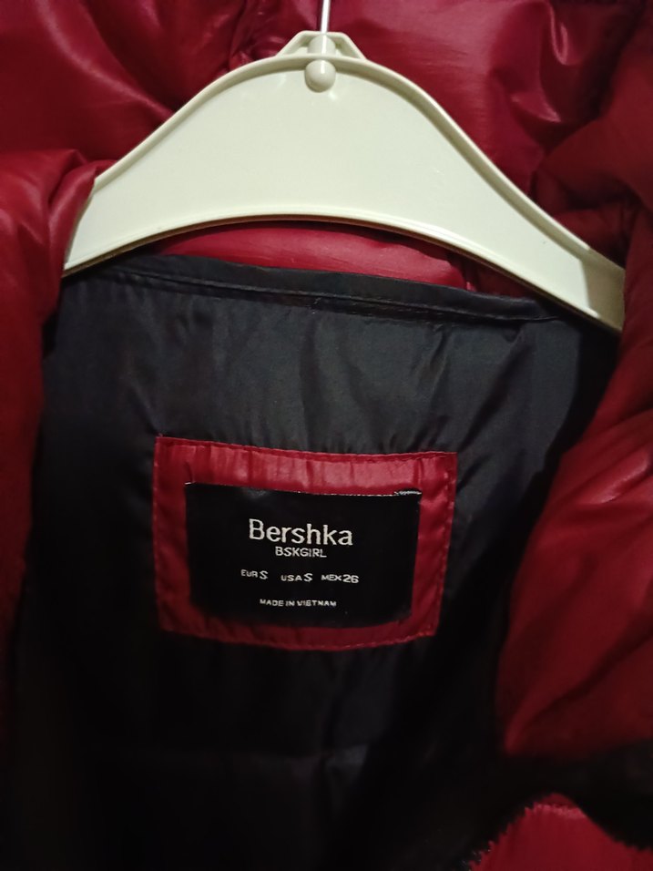 Kadın Kırmızı Kısa Sıcak şişme Mont - Görsel 2