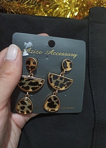 Accessorize Gold leopar desen küpe ?