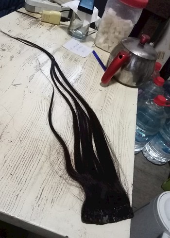  Beden siyah Renk 58cm gercek cıt cıt 7 parça