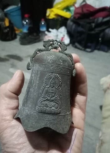 Beden kahverengi Renk Eski bakır çan içinin Parçası yok içinde resimde görüldüğü gibi