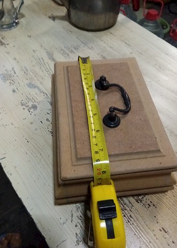 Koyu Bej Dolap Düzenleyici Kutusu ahsap - Görsel 7