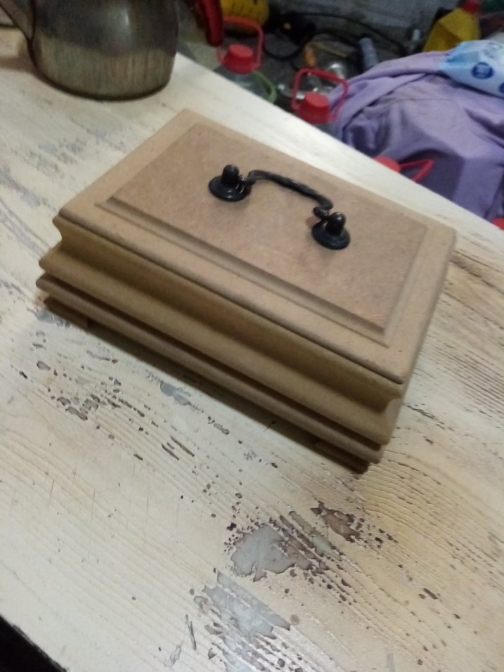 Koyu Bej Dolap Düzenleyici Kutusu ahsap - Görsel 3