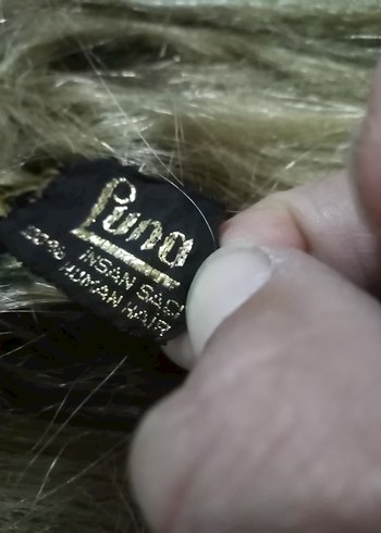 Gercek sac tepelik 52 cm 158 gıram - Görsel 2